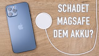 iPhone mit MagSafe laden nach 6 Monaten  Wie wirkt es sich auf den Akku aus [upl. by Ikkiv]