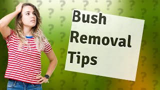 How to get rid of bushes in Farming Simulator 22 [upl. by Samp]