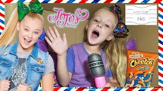 I Pretend Mailed Myself in a Box as Fan Mail to JoJo Siwa [upl. by Lahcear]