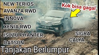 NEW TERIOS VS INNOVA VS AVANZA VS ISUZU PHANTER VS SIGRA VS DATSUN TRABAS JALAN LUMPUR  OFF ROAD [upl. by Alcinia890]