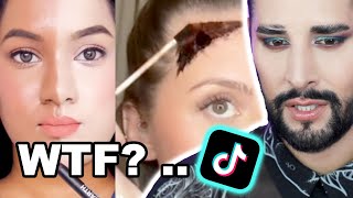 What is going on with TikTok Beauty Influencers  PRO MUA REACTS [upl. by Adnohsak87]