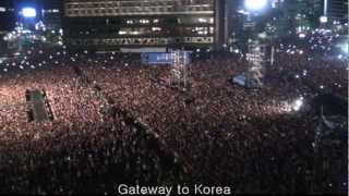 PSYs Gangnam Style at the Seoul City Hall Concert Korea [upl. by Hosea]