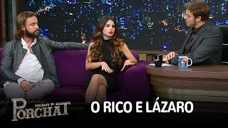 Kayky e Sthefany Brito falam sobre personagens em quotO Rico e Lázaroquot [upl. by Phillis]