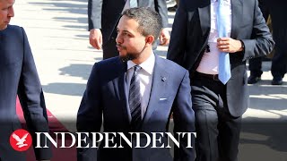 Live Jordans crown prince ties the knot at royal wedding in Amman [upl. by Ecnerwaled813]