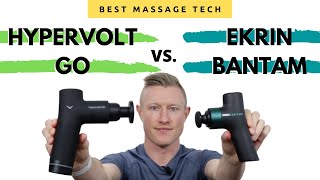 Hypervolt GO vs Ekrin Bantam A mini massage gun comparison [upl. by Dene640]