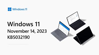 Release notes November 2023  Windows 11 version 23H2 [upl. by Therese]