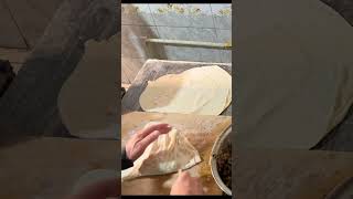 Uzbekistans Giant Cheburek A Meat Lovers Dream [upl. by Nabila244]