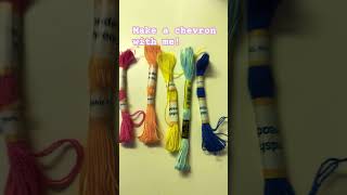 Make a chevron with mechevron bracelet [upl. by Lenra]