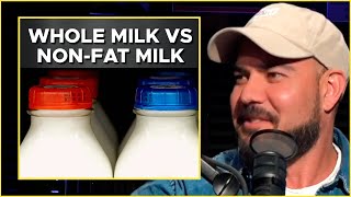 WHOLE Milk Vs NONFAT Milk Benefits [upl. by Llerdnam317]