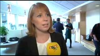 Annie Lööf C quotVemodigt att lämnaquot [upl. by Atteuqcaj]