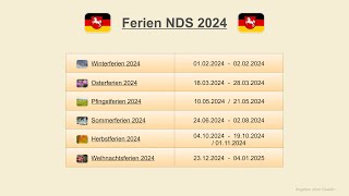 Ferien NDS 2024 [upl. by Arek]