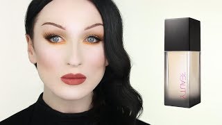 THE PALEST SHADE  HUDA BEAUTY Faux Filter Foundation Review [upl. by Alexandrina]