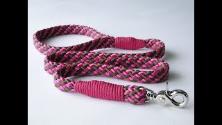 How to Make a ParacordPPM Cord Dog LeashSimple Common Whipping Knot Version [upl. by Yaj88]