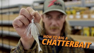 Seth Feider  How to Rig a Chatterbait [upl. by Letnom]