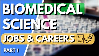 JobsCareer Paths with Biomedical Science degree all levels BScMScPhD  Biomeducated [upl. by Dena]