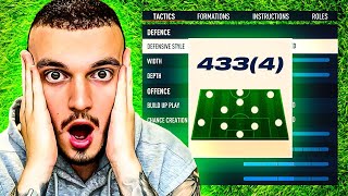 4334 is META 😍 Best FC24 Custom Tactics Tips and Instructions 🚨 [upl. by Atilahs]