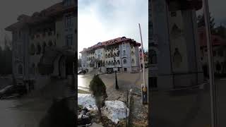 360 VR Walking Tour of Predeal Romania  Winter Wonderland amp Carpathian Mountains in 4K [upl. by Caye348]