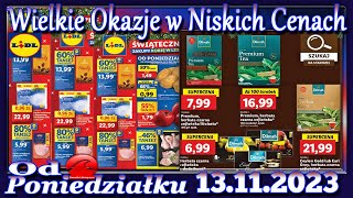 Lidl Nowa Gazetka Promocyjna od Poniedziałku 13112023 Najlepsze Okazje W Niskich Cenach [upl. by Chad]