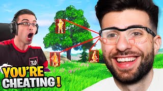 I Used CHEATS in Nick Eh 30s Fortnite Hide and Seek [upl. by Leuneb]