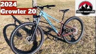 BEST HARDTAIL OF THE YEAR  First Look at the 2024 ROCKY MOUNTAIN GROWLER 20 [upl. by Anipsed]