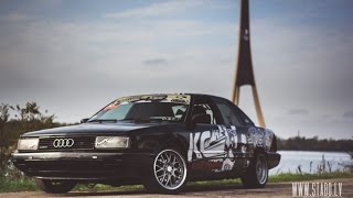 Kaross chiptuning Drift Audi 100 RWD 25TDI video by Stabo studio [upl. by Yeorgi]