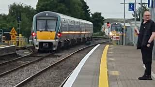 Trains At Portlaoise 170724 [upl. by Nosahc294]