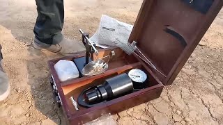 soil moisture content testing 2018 in india  murum soil moisture content field test speedy method [upl. by Bagger]