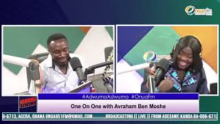 One on one with Avraham Ben Moshe on Adwuma Adwuma with Felicia Osei [upl. by Rainger]