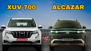 2024 Hyundai Alcazar Vs Mahindra Xuv 700  Which is best 7 Seater❓️ Most Detailed Comparison [upl. by Myles276]