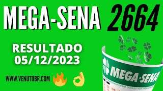 🍀 Resultado MegaSena 2664 [upl. by Klug]