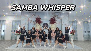 Samba Whisper Line Dance Choreographers  JeanPierre Madge CH amp Rebecca Lee MY [upl. by Danica148]