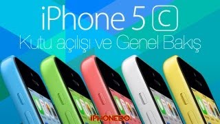 iPhone 5c kutu açılışı ve genel bakış [upl. by Aronaele]