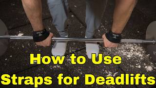 How to Use Straps for Deadlifts in 3 EASY Steps [upl. by Rothmuller]