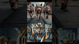 Wolfs vs Polar Bear Lion Tiger Wolf blackpanther hyena Bear marvel monster battle mega [upl. by Tamaru]