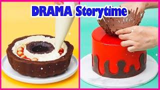 😏 Drama Storytime 🌈 Satisfying Ultimate Chocolate Cake Decorating Recipe [upl. by Nauq462]