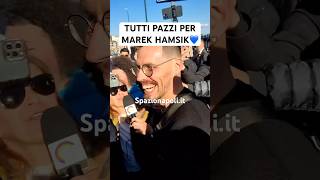 TIFOSI IN ESTASI PER MAREK HAMSIK IMMAGINI BELLISSIME A PALAZZO PETRUCCI shorts [upl. by Anicul]