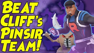 How to Beat Team Rocket Cliff NEW Pinsir Team Pokemon GO [upl. by Hallette520]