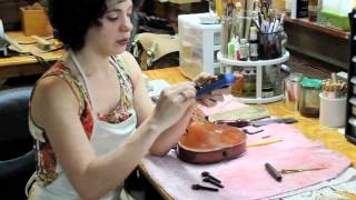 How to repair pegs on a violin [upl. by Ettezyl372]