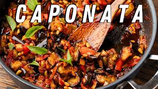 Caponata  The Easier Way To Make The Best Italian Appetizer [upl. by Anaicul]