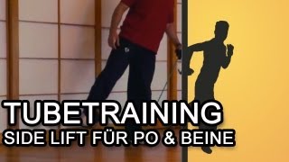 KNACKPO UND SCHÖNE BEINE mit Side Lift Variation  Tubetraining [upl. by Mushro]