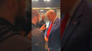 🤝 KHABIB NURMAGOMEDOV SHAKES HANDS WITH DONALD TRUMP [upl. by Town194]