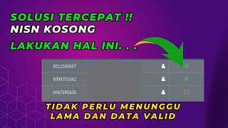 CARA TERBITKAN NISN DI VERVALPD DENGAN CEPAT [upl. by Atirma291]