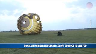 Drama in Wiener Neustadt Soldat springt in den Tod [upl. by Rodmur]