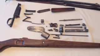 How to disassemble a ww2 German K98K Mauser rifle field strip deactivated [upl. by Hintze883]