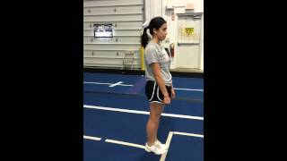 Back Handspring  Undercut Correction [upl. by Atisor]