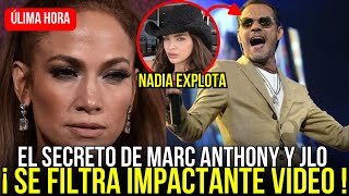 💥MARC ANTHONY ENFADADO POR EL VIDEO ÍNTIMO QUE SALIÓ A LUZ con JLO HACE EXPLOTAR a NADIA FERREIRA [upl. by Manthei]