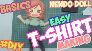 Nendoroid Doll TShirt making tutorial  BASICS [upl. by Nesbitt594]