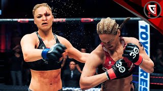 EA UFC 5  Ronda Rousey Best Knockouts [upl. by Otxilac]