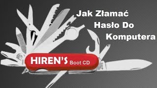 Jak złamać hasło do każdego Windowsa Hirens Boot CD [upl. by Savill205]