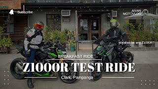 Z1000R TEST RIDE  CLARK BREAKFAST RIDE [upl. by Adnovahs945]